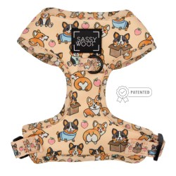 Corgilicious - Adjustable Harness - Medium Corgilicious - Adjustable Harness - Medium