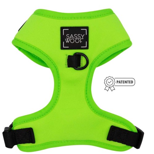 Neon Green - Adjustable Harness - XXSmall Neon Green - Adjustable Harness - XXSmall