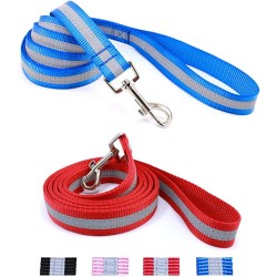 Red - Da Boon Original Double-Sided Reflective Leash 