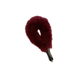 Burgundy - Shearling Fur Grip Burgundy - Shearling Fur Grip