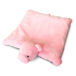 Rosie the Pig - The MommyMat - Heartbeat Anxiety Pet Bed Mat - 18 x 18 in