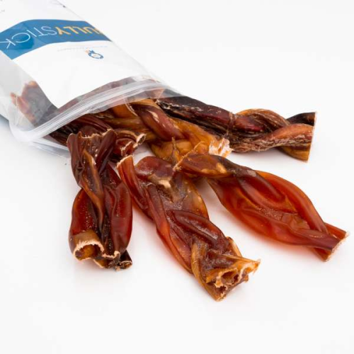 Platinum Pet Treats - 4" Braided Bully Sticks - 8oz Platinum Pet Treats - 4" Braided Bully Sticks - 8oz