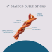 Platinum Pet Treats - 4" Braided Bully Sticks - 8oz Platinum Pet Treats - 4" Braided Bully Sticks - 8oz