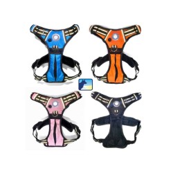 Black - Headlight Harness, Dog Harness with Built In LED Light - XSmall Black - Headlight Harness, Dog Harness with Built In LED Light - XSmall