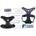Black - Headlight Harness, Dog Harness with Built In LED Light - XXl