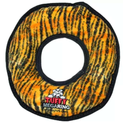 Orange & Black - Tuffy Mega Ring - Mega Orange & Black - Tuffy Mega Ring - Mega