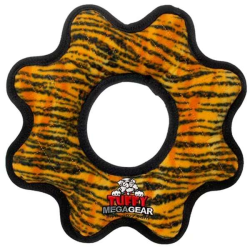Orange & Black - Tuffy Mega Gear Ring - Mega Orange & Black - Tuffy Mega Gear Ring - Mega