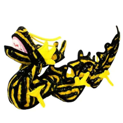 Yellow & Black - Tuffy Dragon Yellow - one size Yellow & Black - Tuffy Dragon Yellow - one size
