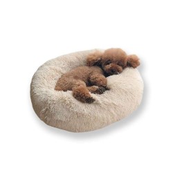 Beige - Donut Dog Bed - Large Beige - Donut Dog Bed - Large