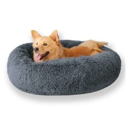Dark Grey - Donut Dog Bed - Small Dark Grey - Donut Dog Bed - Small