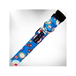 Blue - Martini Dog Collars - M 1" width fits 12-18" neck