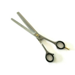 Professional German Dog Cat Pet Single Teeth Hair Trimming Thinning Scissors Shears Hashir's 00786 - 7.5"