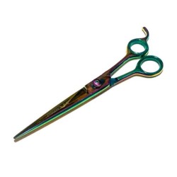  Multi Color Titanium Dog Cat Pet Trimming Haircutting Shears Adjustable - 8"