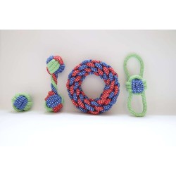 Eco-friendly Dog Rope Toy 4 Set Eco-friendly Dog Rope Toy 4 Set