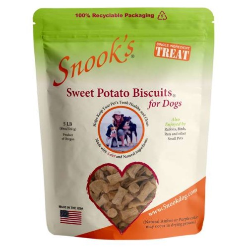 Sweet Potato Dog Biscuits - Small, biscuit-size pieces - 1lb
