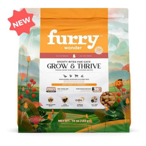 Grow&Thrive Freeze-Dried Raw Duck&Chicken Recipe for Cats - 16oz Grow&Thrive Freeze-Dried Raw Duck&Chicken Recipe for Cats - 16oz