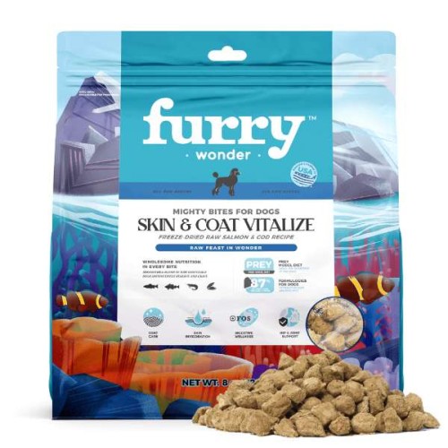 Skin&Coat Vitalize Freeze-Dried Raw Salmon&Cod Recipe for Dogs - 8oz