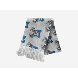 Smartie Pants Pug Luxury Turkish Scarves