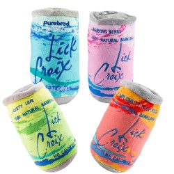 LickCroix 4-Pack Bundle - Size Large Squeaker Dog Toy LickCroix 4-Pack Bundle - Size Large Squeaker Dog Toy