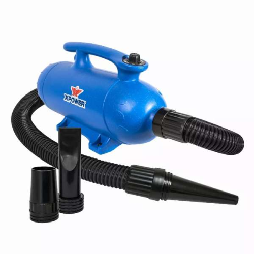 Blue - XPOWER B-27 Super Tub Pro Double Motor 6 HP Professional Pet Grooming Dog Force Hair Dryer Blue - XPOWER B-27 Super Tub Pro Double Motor 6 HP Professional Pet Grooming Dog Force Hair Dryer