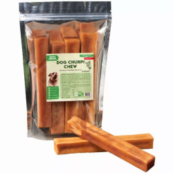 Yellow - DOG CHURPI CHEW- 100% Natural, Himalayan Hard Yak Cheese Churpi Dog Chew Treats, Grain-Free, Gluten-Free, Dental Chews, 4 COUNT-15 oz - Extra-Large