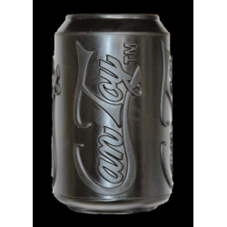 Black - SP Magnum Can Toy Ultra Durable Rubber Chew Toy & Treat Dispenser - XL Black - SP Magnum Can Toy Ultra Durable Rubber Chew Toy & Treat Dispenser - XL