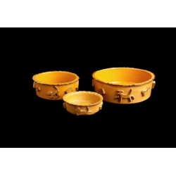 Caramel - Carmel Ceramica Dog Food/Water Bowl - Medium Caramel - Carmel Ceramica Dog Food/Water Bowl - Medium