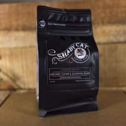 black bag - Premium Organic Catnip/Silvervine Blend - 1.25 oz. black bag - Premium Organic Catnip/Silvervine Blend - 1.25 oz.