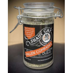 clear glass latching jar - Premium Organic Fallen Comrades - 0.5oz clear glass latching jar - Premium Organic Fallen Comrades - 0.5oz