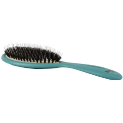 Green - Bass Brushes- The BIO-FLEX Shine Shine & Condition Hair Brush Oval Shape