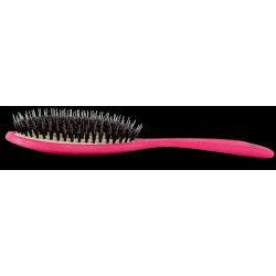 Green2 - Bass Brushes- The BIO-FLEX Shine Shine & Condition Hair Brush Oval Shape