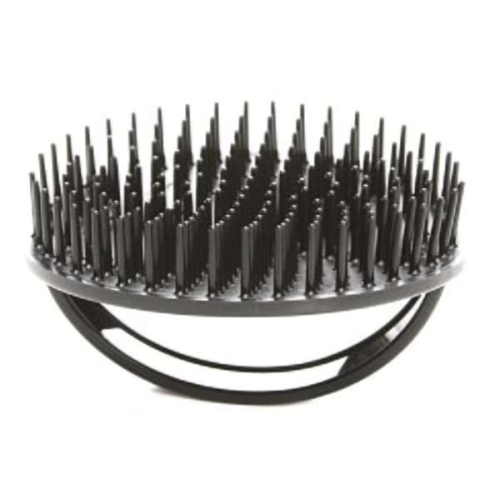 Black - Bass Brushes- The Shampoo Brush - Professional Grade Nylon Pin/Palm Style  