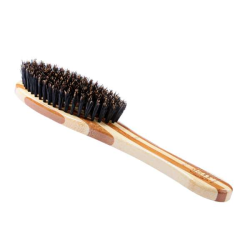 Striped Bamboo - Bass Brushes- Shine & Condition Pet Brush - Full Striped Bamboo - Bass Brushes- Shine & Condition Pet Brush - Full