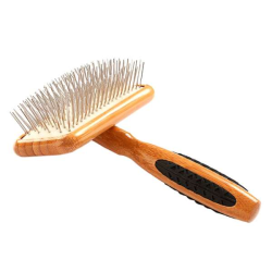Dark Bamboo - Bass Brushes- Shine & Condition Pet Brush  - Medium