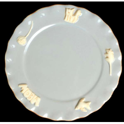 French Grey - Cat Whisker Plate - Plate French Grey - Cat Whisker Plate - Plate