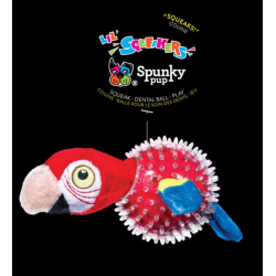 Parrot in Clear Spiky Ball