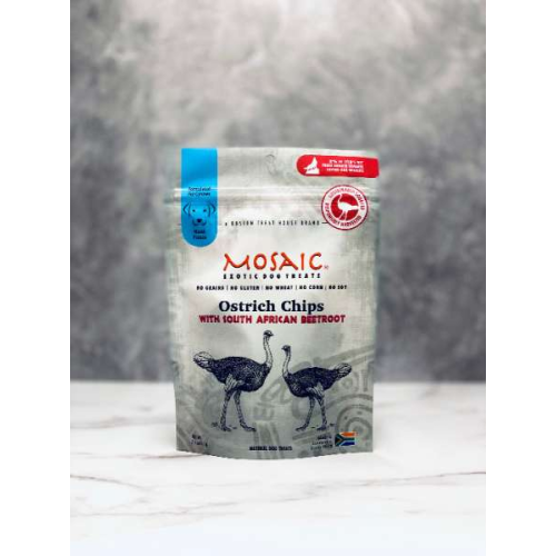 South African Ostrich Chips with Beetroot - 2.5 oz